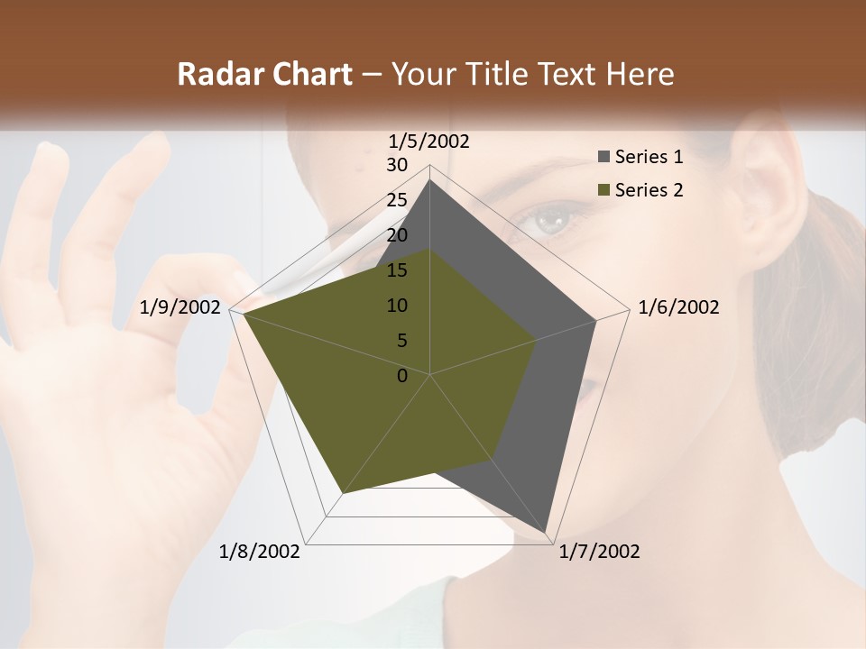Coastal Portrait Wave PowerPoint Template