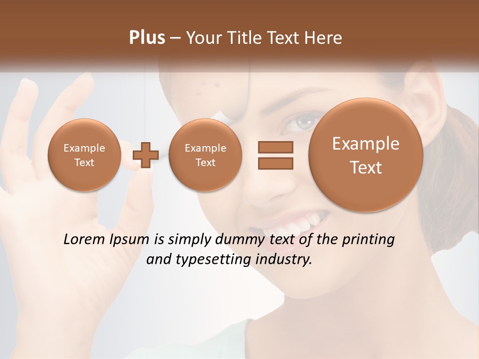Coastal Portrait Wave PowerPoint Template