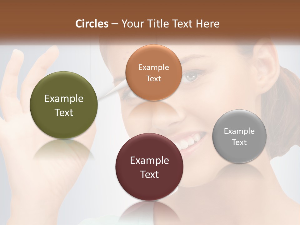 Coastal Portrait Wave PowerPoint Template