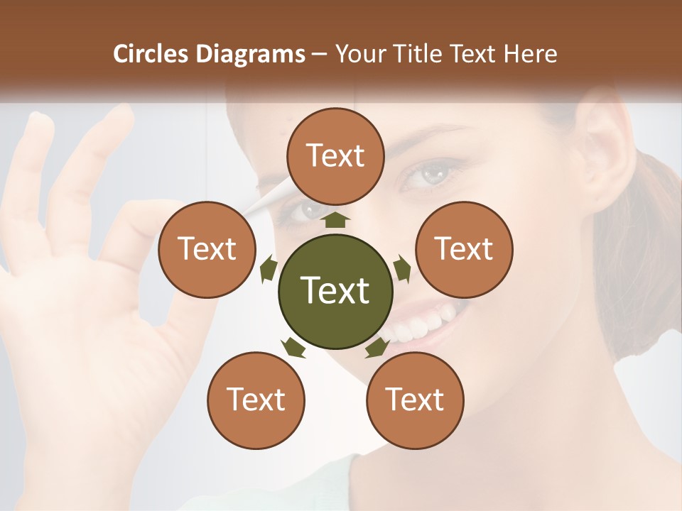 Coastal Portrait Wave PowerPoint Template