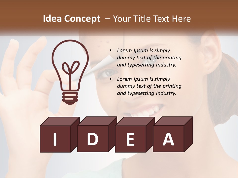 Coastal Portrait Wave PowerPoint Template