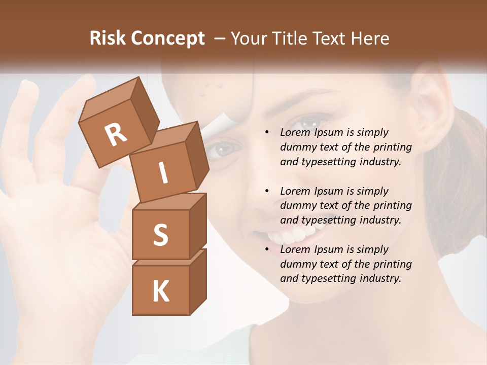 Coastal Portrait Wave PowerPoint Template