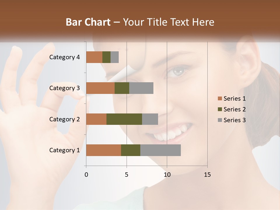 Coastal Portrait Wave PowerPoint Template