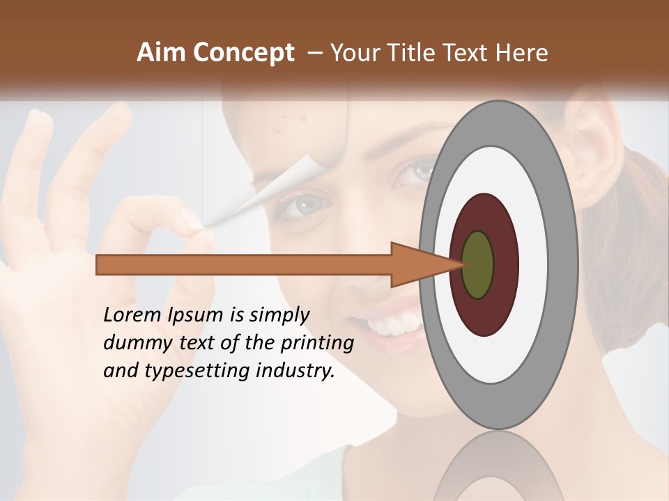 Coastal Portrait Wave PowerPoint Template