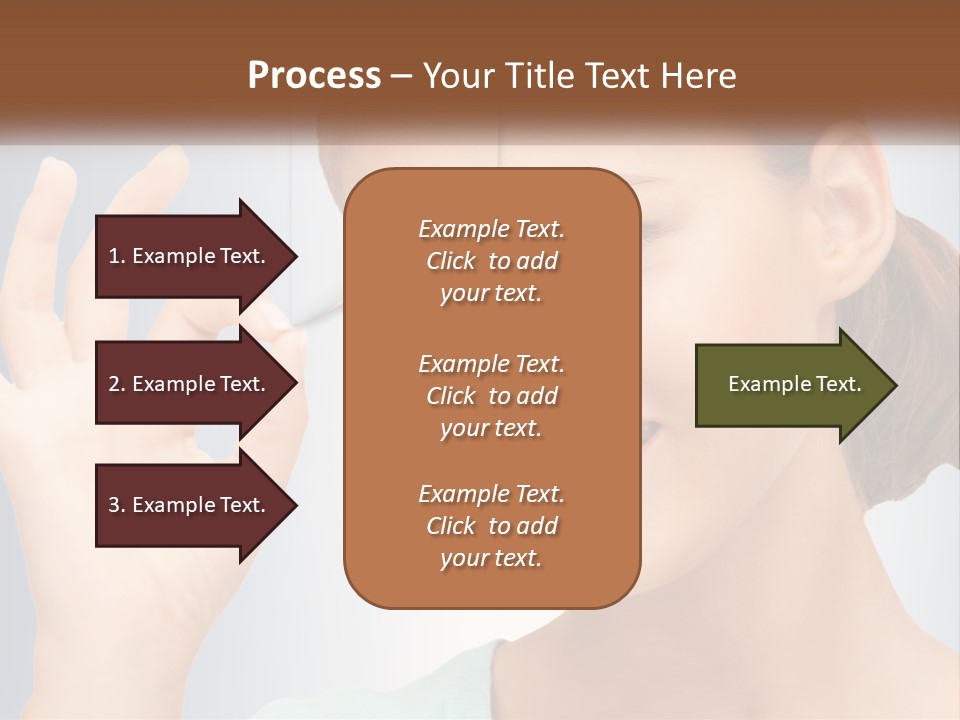 Coastal Portrait Wave PowerPoint Template