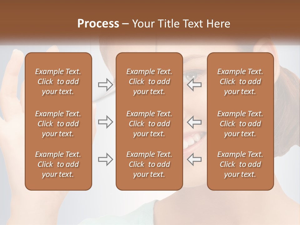 Coastal Portrait Wave PowerPoint Template