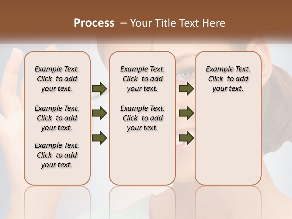 Coastal Portrait Wave PowerPoint Template