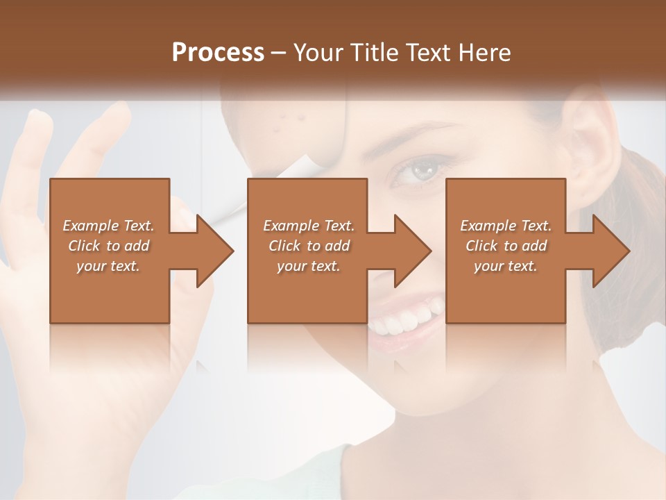 Coastal Portrait Wave PowerPoint Template