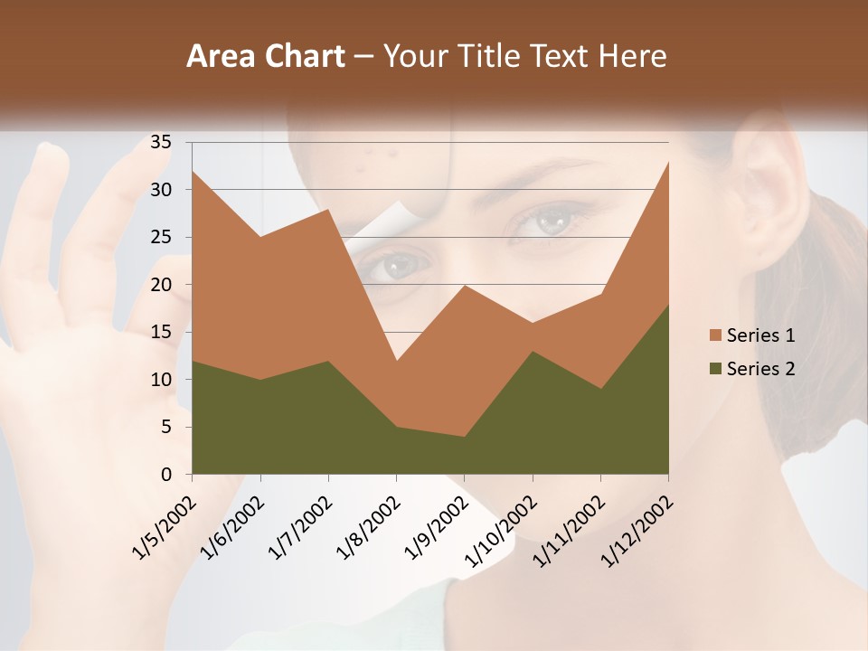 Coastal Portrait Wave PowerPoint Template