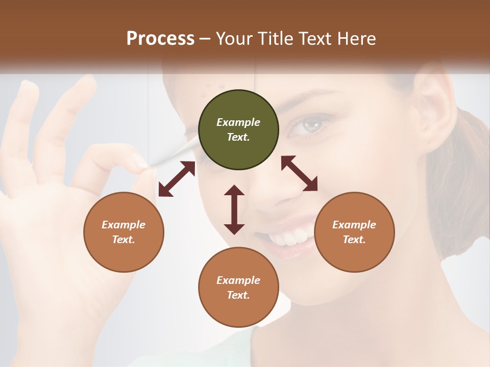 Coastal Portrait Wave PowerPoint Template