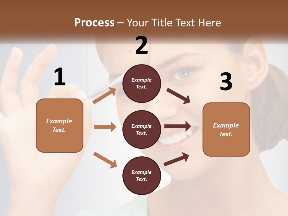 Coastal Portrait Wave PowerPoint Template