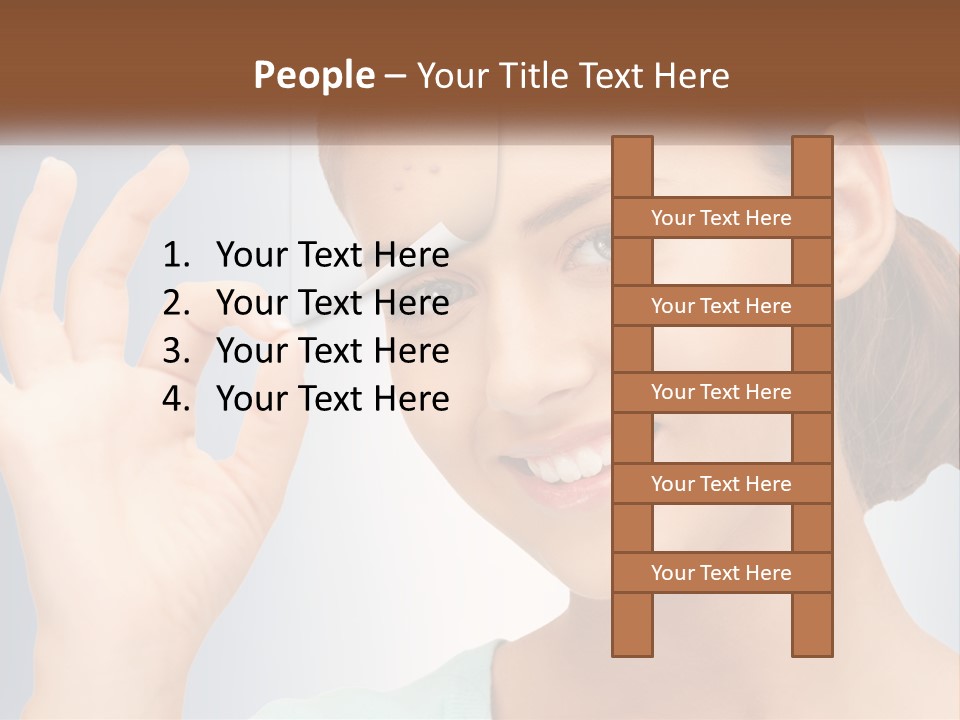 Coastal Portrait Wave PowerPoint Template