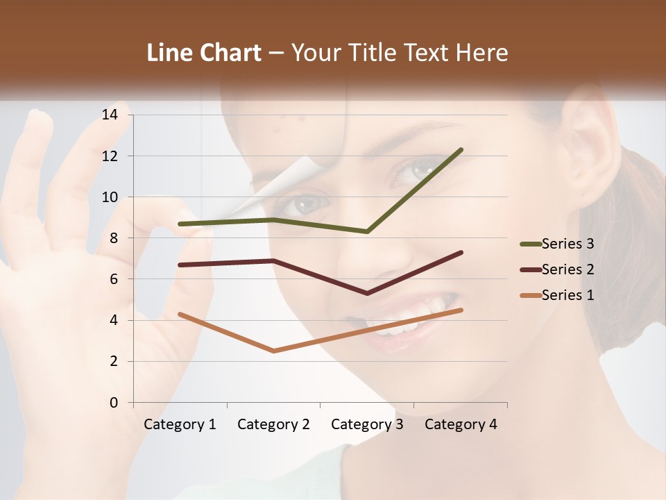 Coastal Portrait Wave PowerPoint Template