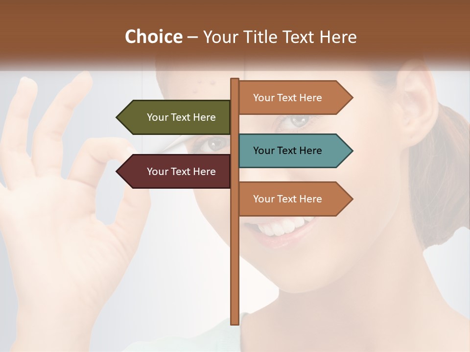 Coastal Portrait Wave PowerPoint Template