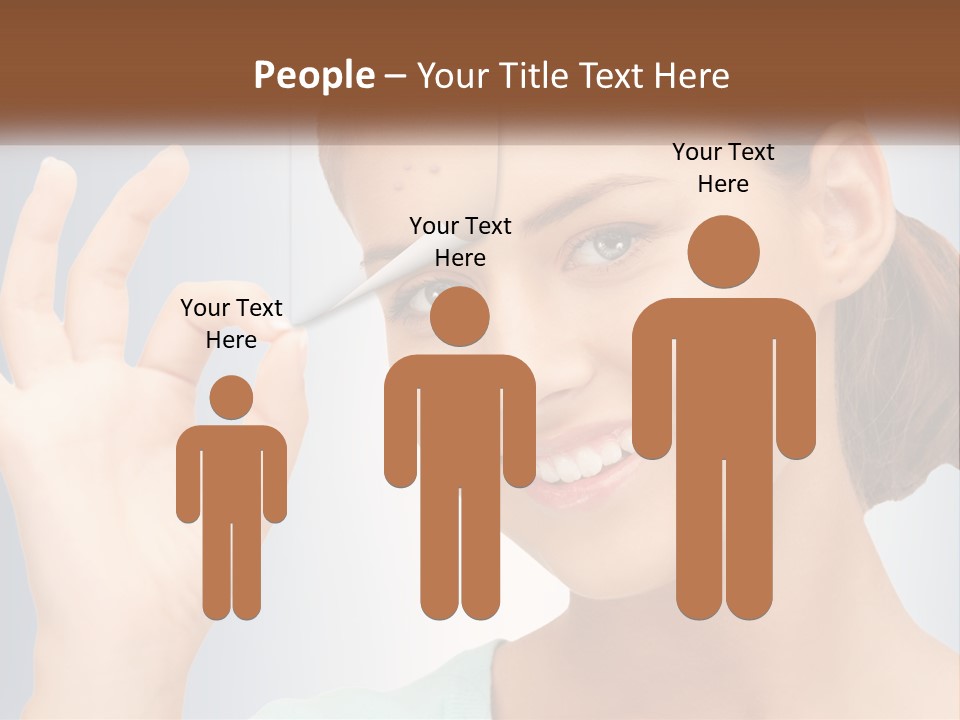 Coastal Portrait Wave PowerPoint Template