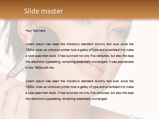 Daughter Single Sand PowerPoint Template