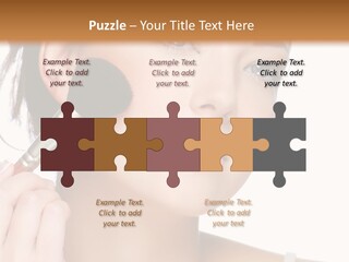 Daughter Single Sand PowerPoint Template