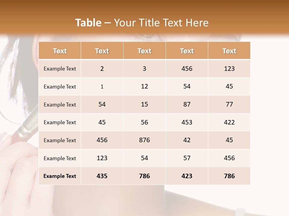 Daughter Single Sand PowerPoint Template