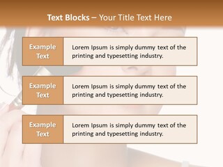 Daughter Single Sand PowerPoint Template