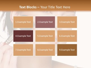 Daughter Single Sand PowerPoint Template