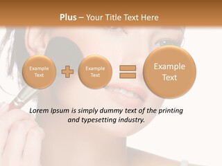 Daughter Single Sand PowerPoint Template