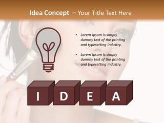 Daughter Single Sand PowerPoint Template