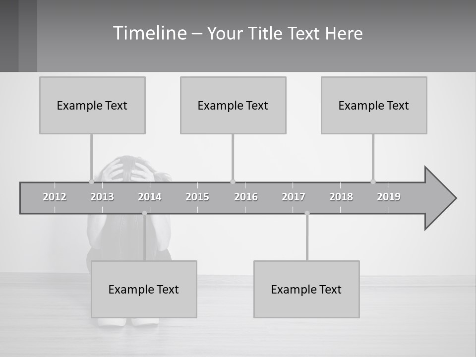 Sunset Wave Old PowerPoint Template