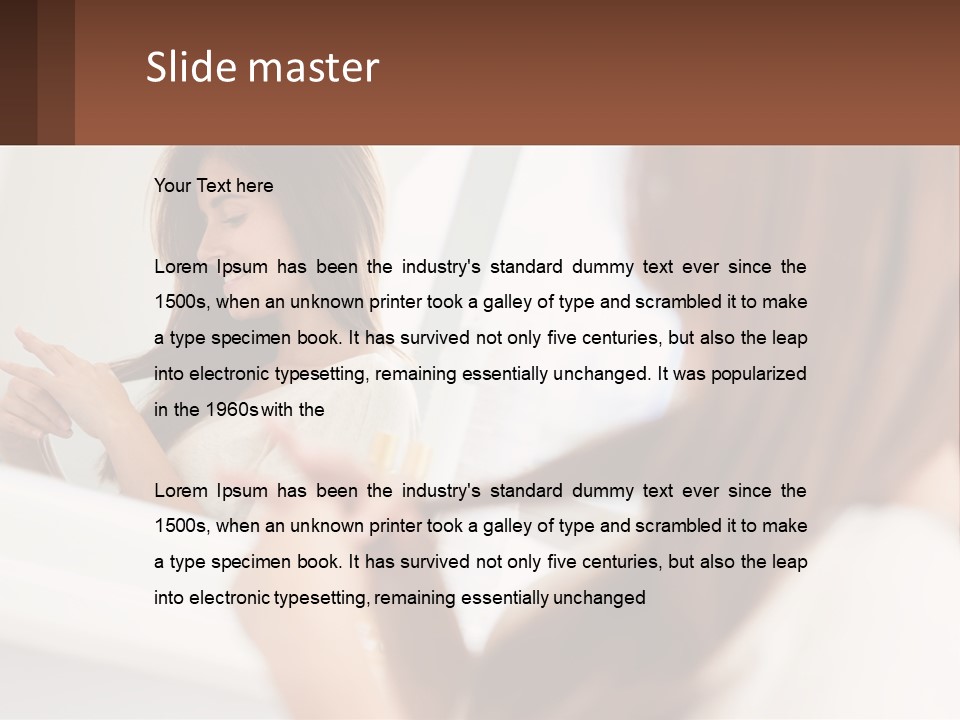 Lifestyle Old Sad PowerPoint Template