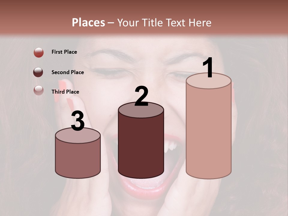 Standing Caucasian Coastal PowerPoint Template