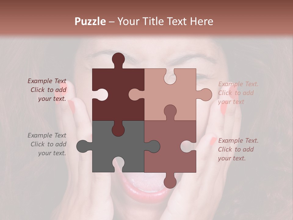 Standing Caucasian Coastal PowerPoint Template