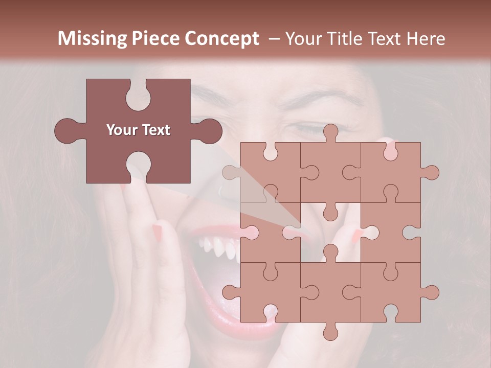 Standing Caucasian Coastal PowerPoint Template