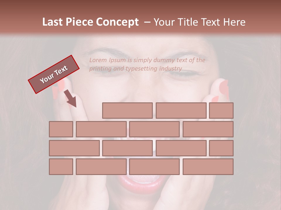 Standing Caucasian Coastal PowerPoint Template