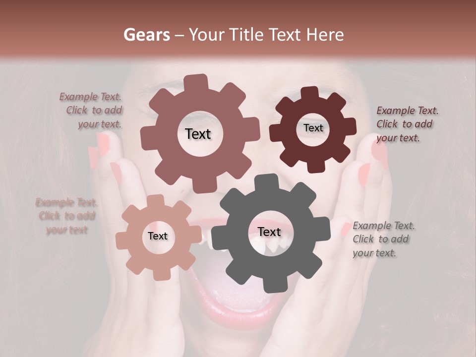 Standing Caucasian Coastal PowerPoint Template