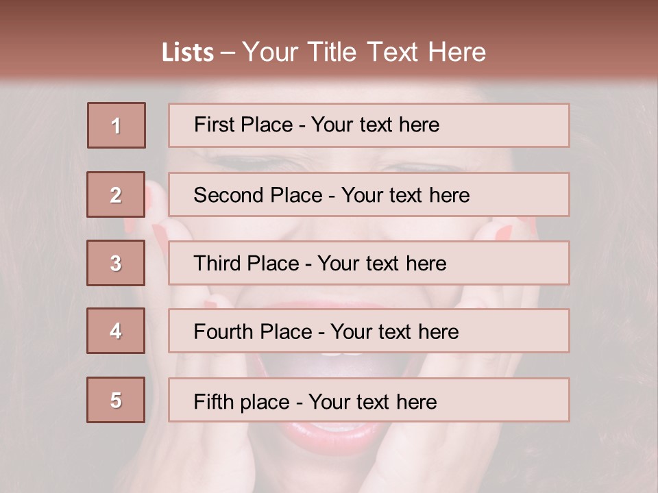 Standing Caucasian Coastal PowerPoint Template
