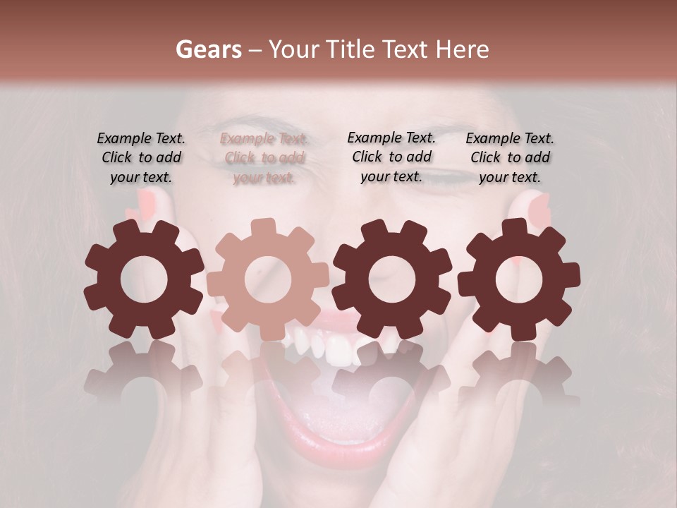 Standing Caucasian Coastal PowerPoint Template