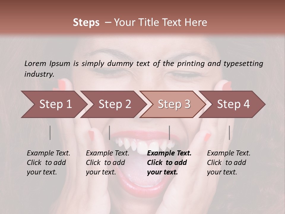 Standing Caucasian Coastal PowerPoint Template