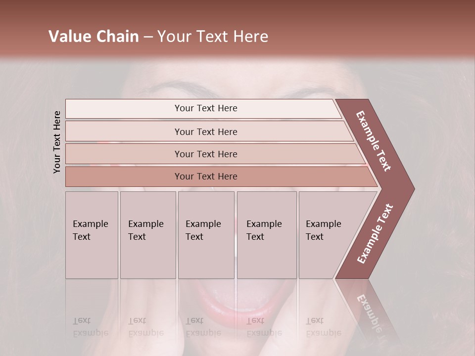 Standing Caucasian Coastal PowerPoint Template