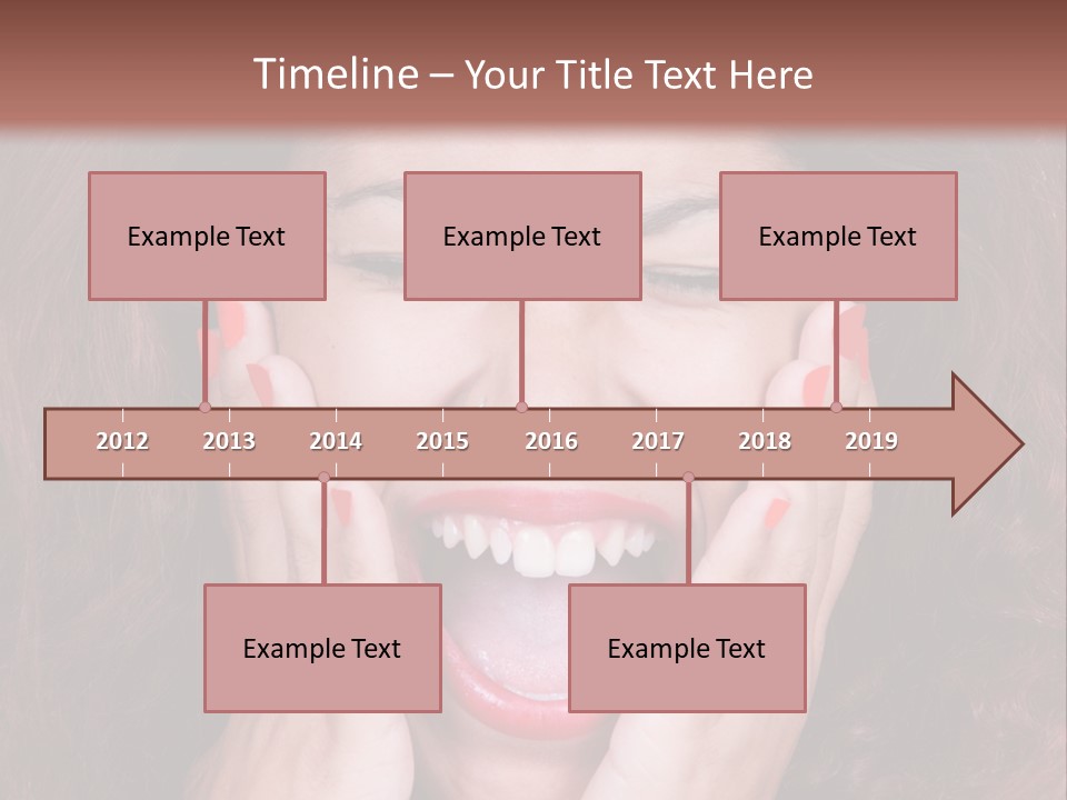 Standing Caucasian Coastal PowerPoint Template