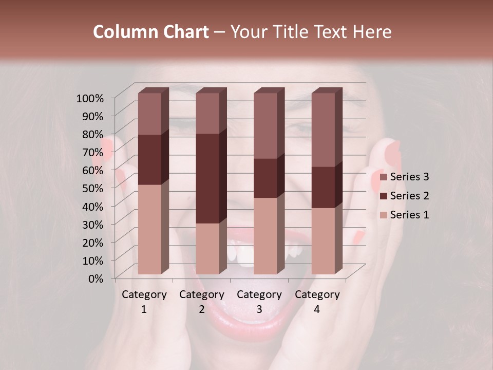 Standing Caucasian Coastal PowerPoint Template