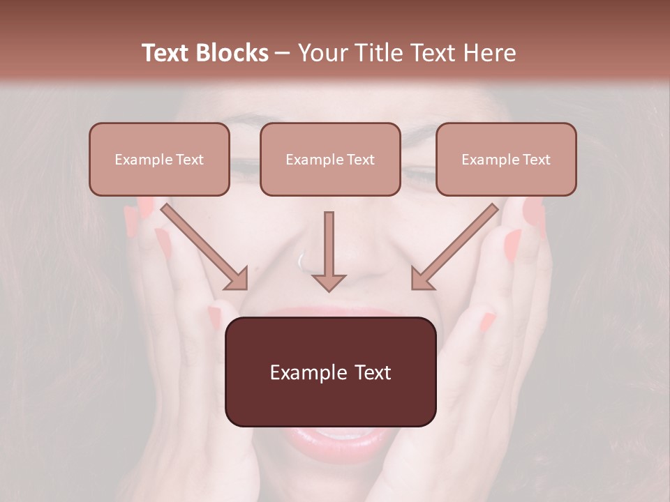 Standing Caucasian Coastal PowerPoint Template
