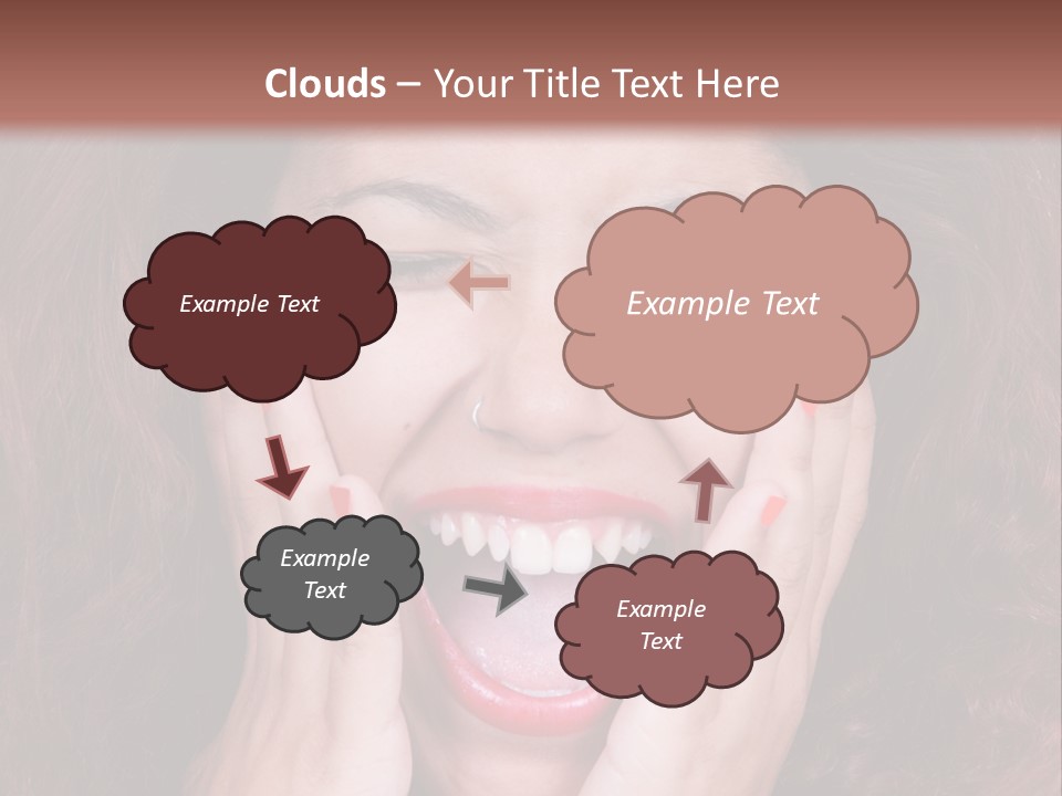 Standing Caucasian Coastal PowerPoint Template