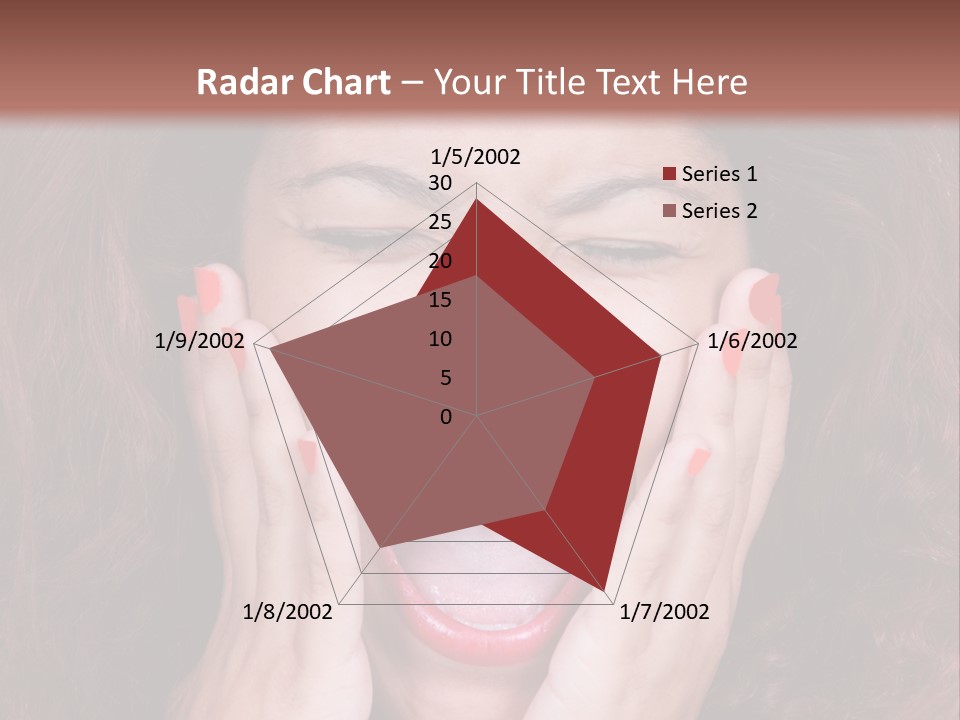 Standing Caucasian Coastal PowerPoint Template