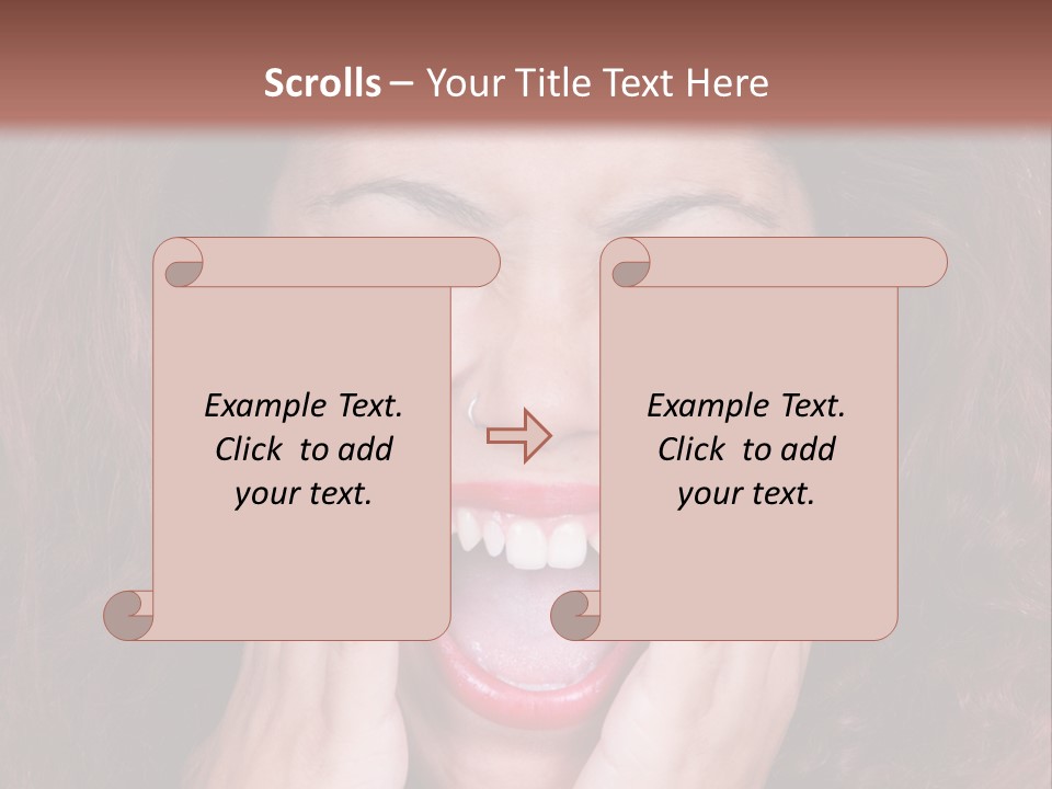 Standing Caucasian Coastal PowerPoint Template
