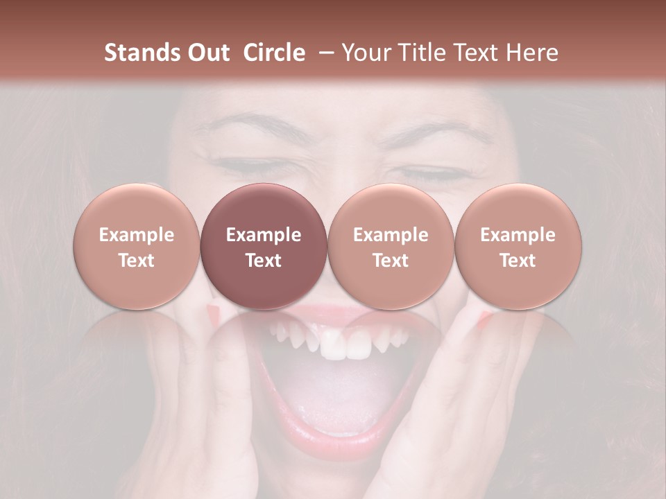 Standing Caucasian Coastal PowerPoint Template