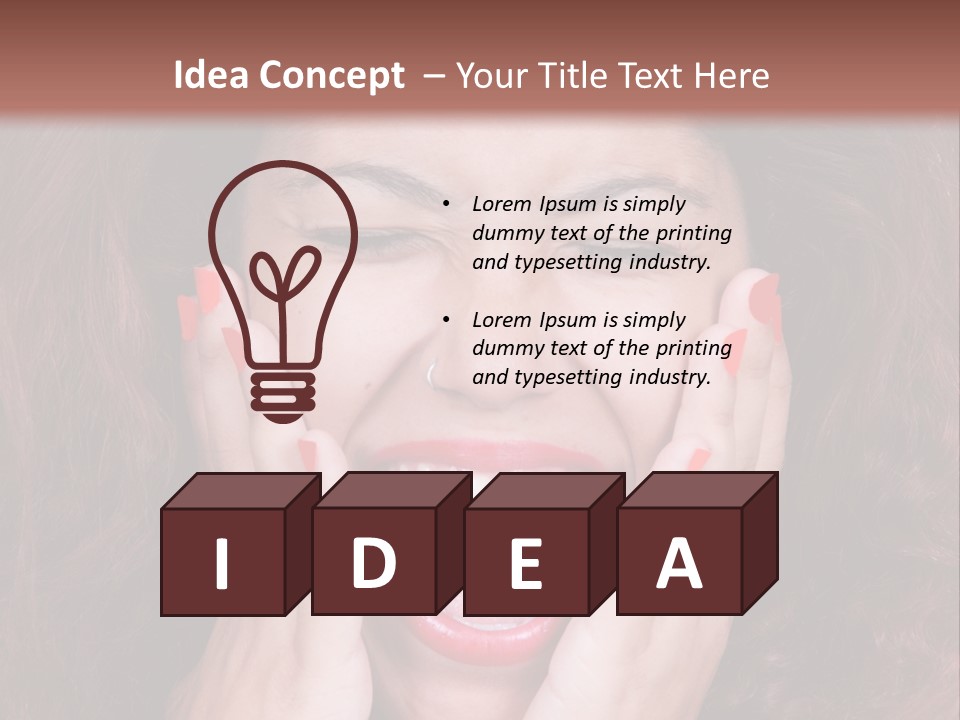 Standing Caucasian Coastal PowerPoint Template