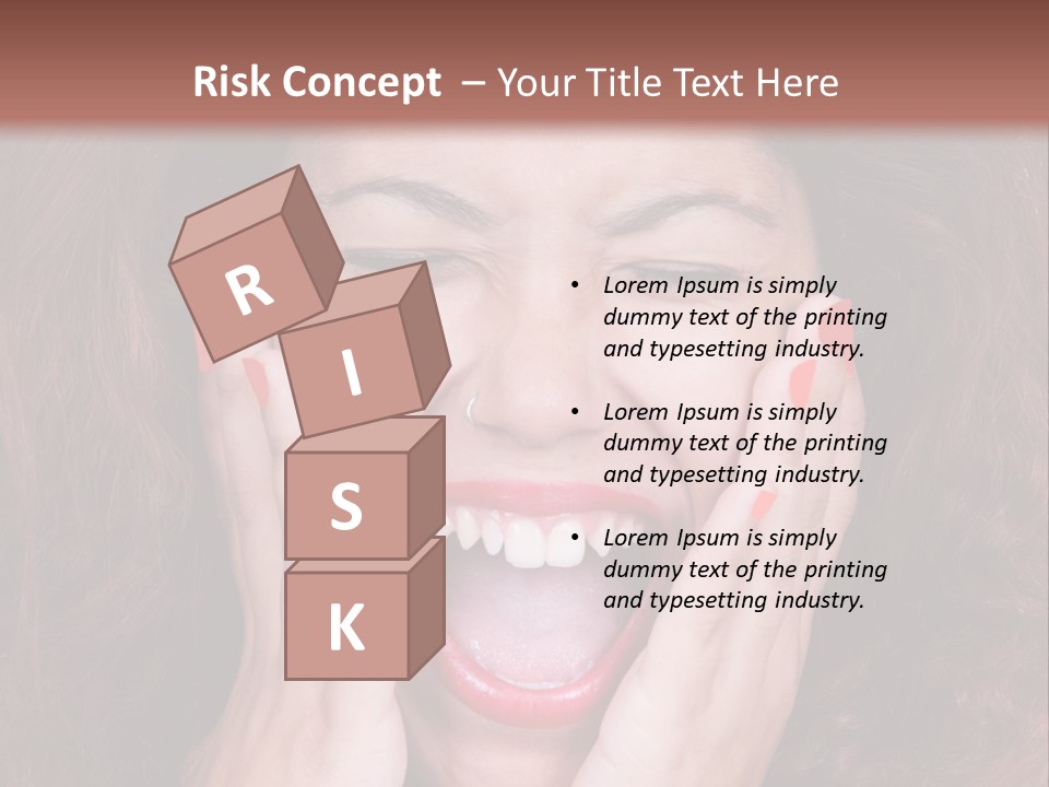 Standing Caucasian Coastal PowerPoint Template