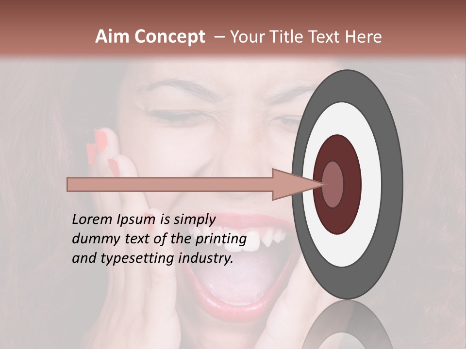 Standing Caucasian Coastal PowerPoint Template