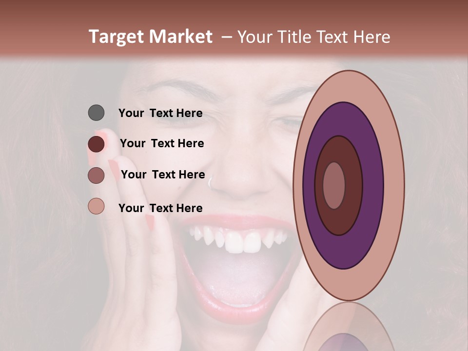 Standing Caucasian Coastal PowerPoint Template