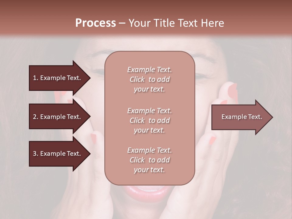 Standing Caucasian Coastal PowerPoint Template