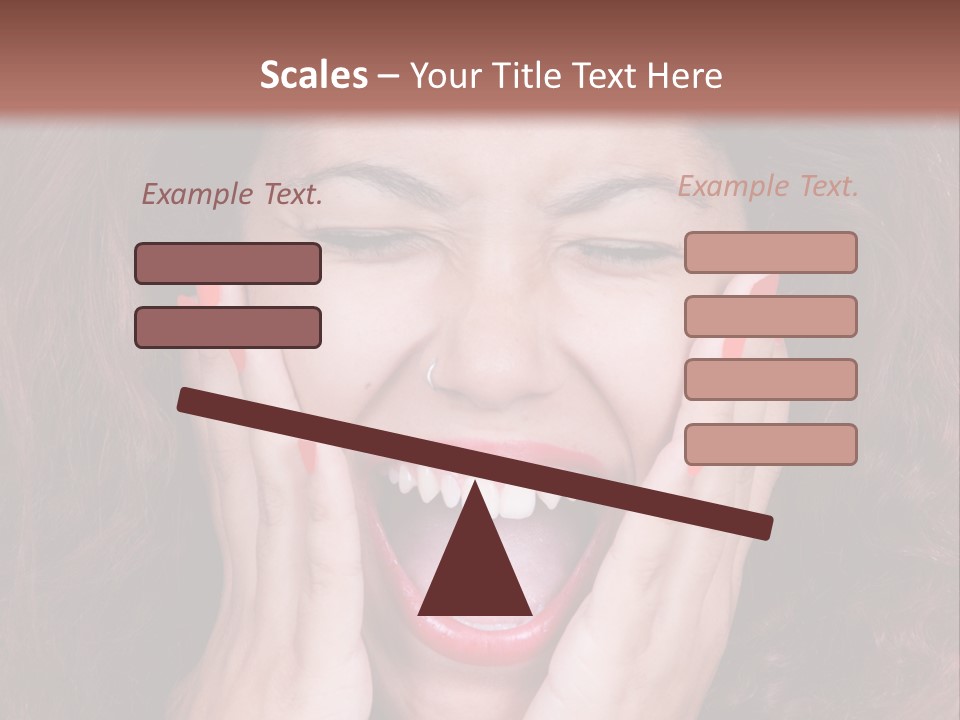 Standing Caucasian Coastal PowerPoint Template